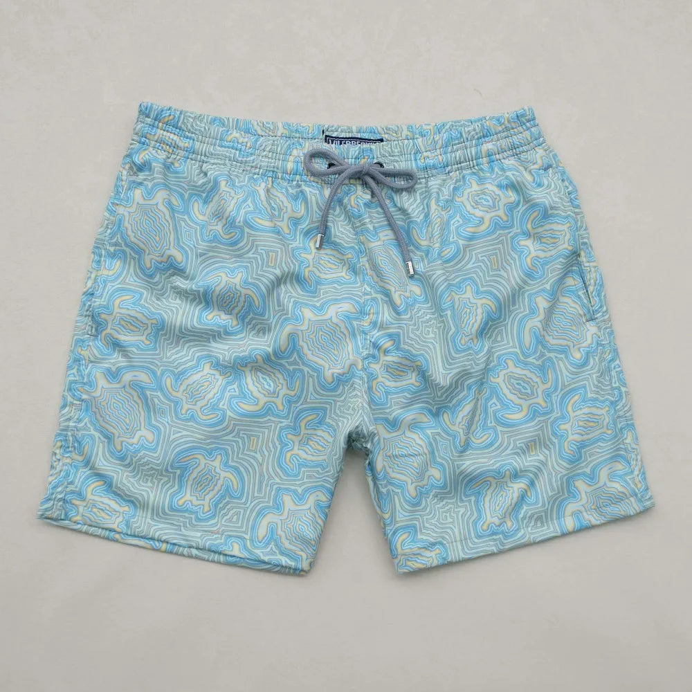 Wholesale Swimming Trunks for Men Cartoon Brand Turtle Beach Shorts Quick Dry Swimsuits Man Bermuda Masculina Men Clothing