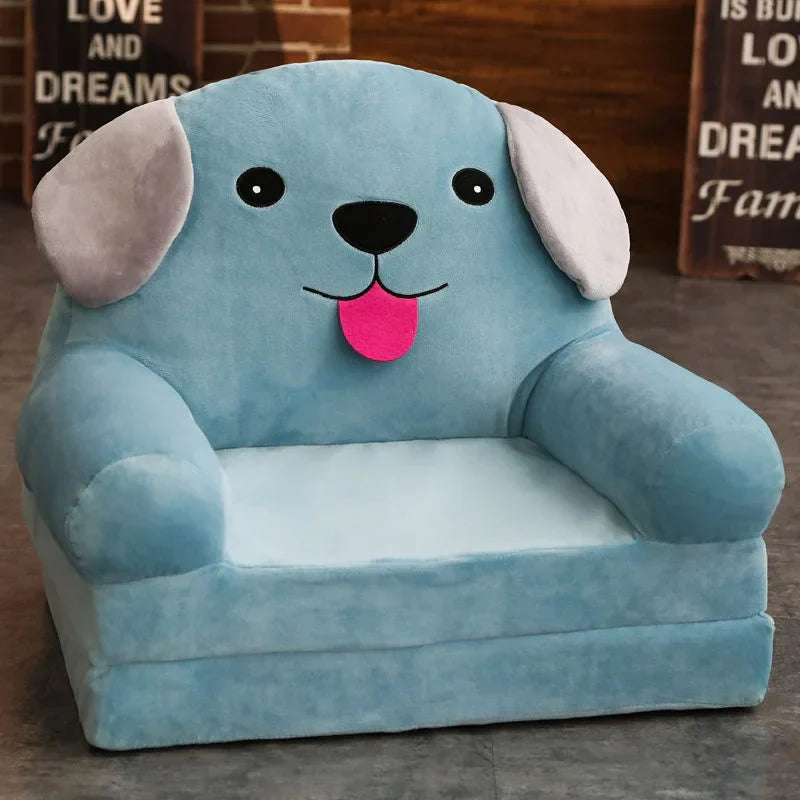 Sofas Children Sofa Cute Cartoon Lazy Folding Small Sofa Bed Girl Princess Baby Toddler Dual-purpose Child Seat Sofas Princess