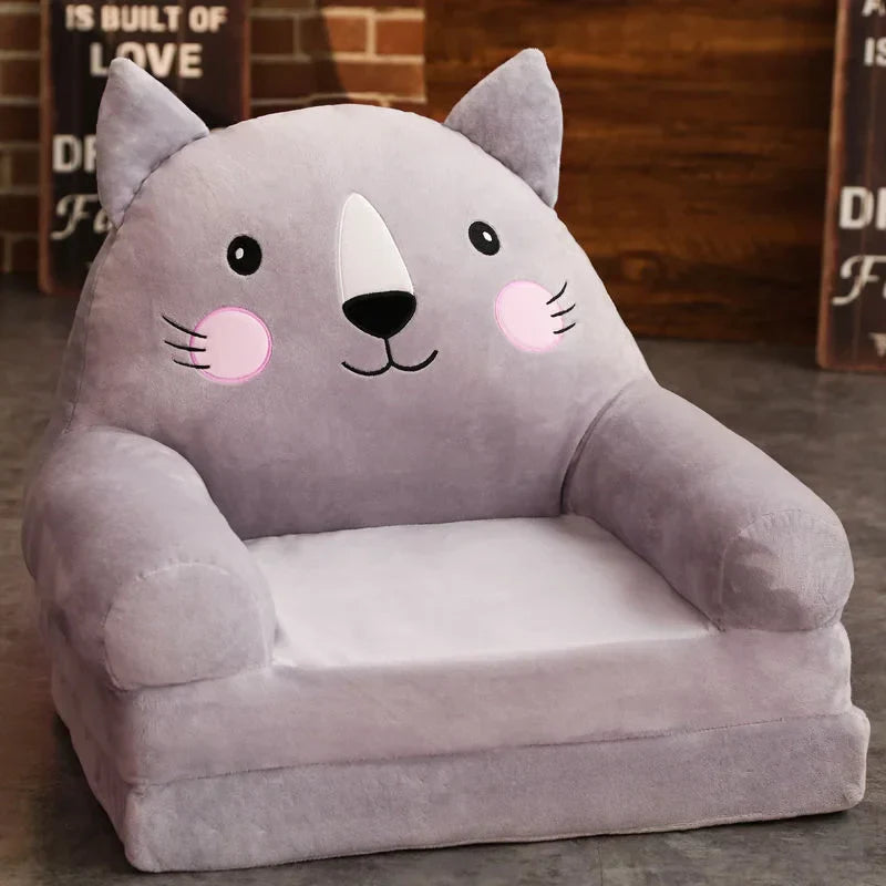 Sofas Children Sofa Cute Cartoon Lazy Folding Small Sofa Bed Girl Princess Baby Toddler Dual-purpose Child Seat Sofas Princess
