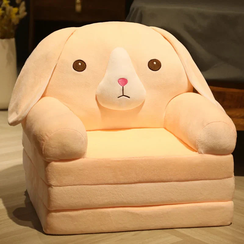 Sofas Children Sofa Cute Cartoon Lazy Folding Small Sofa Bed Girl Princess Baby Toddler Dual-purpose Child Seat Sofas Princess