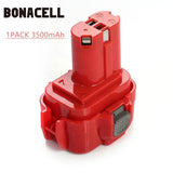 9.6V 3.5Ah Ersatzakku für Makita PA09 9120 9134 9135 9135A 9102 6207D 6222D 6261D 6207D 192595-8 192596-6 Power Tool Battery