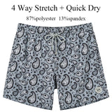 SURFCUZ Men's Swim Shorts Quick Dry Beach Board Shorts with Mesh Lining 7 Inch Inseam Bathing Suits Mens Swimming Trunks