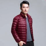 Men's All-Season Ultra Lightweight Packable Down Jacket Water and Wind-Resistant Breathable Coat Big Size Men Hoodies Jackets
